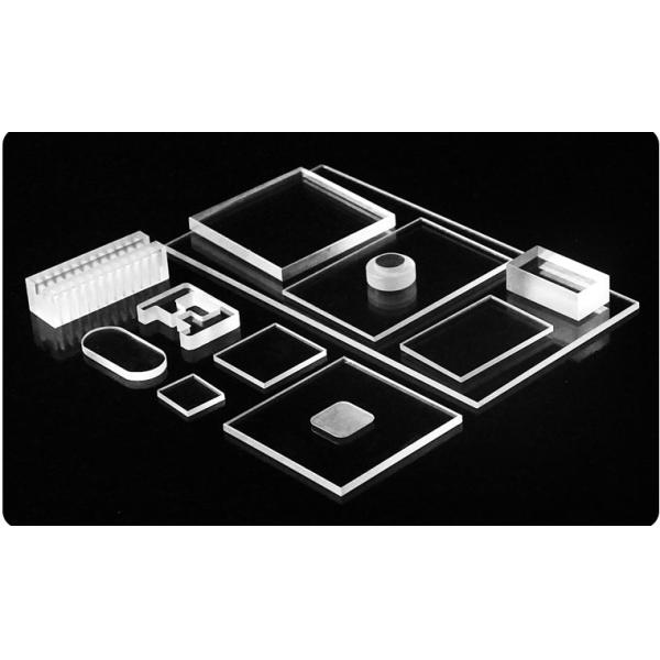 Custom Quartz Components Round Square Shape Flat Dome Structure Quartz Glass Plate For Optical Usage