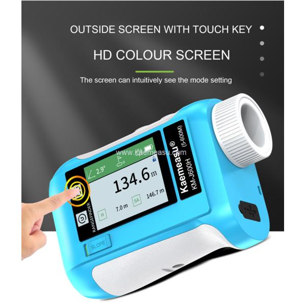 kaemeasu Multifunctional Laser Rangefinder Data Broadcast Golf Range Finder Telescope J800