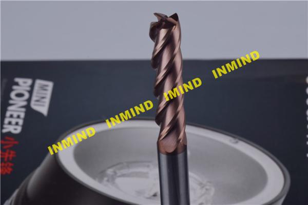 Cheap 0.5 UM Grain Size AlTiN Coated CNC End Mill Milling Machine Bits Long Shank Type for sale