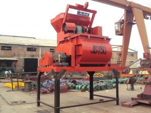 China Double Shaft Forced Electric Concrete Mixer JS750 High Efficient with Mn Blade 750L on sale