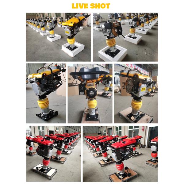 High Operating Efficiency Wacker Jumping Jack Tamping Machine Tamper with 15KN Impact Force