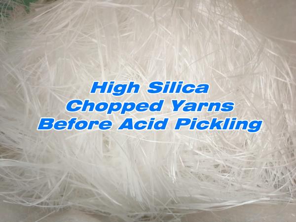Cheap Stapled  High Silica Glass Fiber Yarns for sale