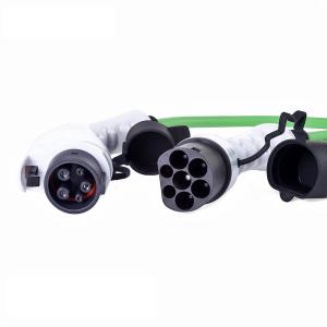 Three Pin Plug Electric Car Charger Adapter  CCS 1 Combo 1 To CCS 2 Combo 2