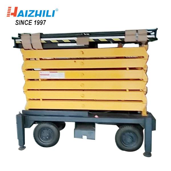 Cheap Hydraulic Mobile Industrial Scissor Lift Table High Strength Manganese Steel Material for sale