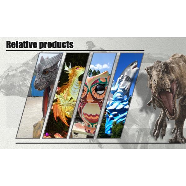 Car Rideable Animatronic Elephant Equipment For Amusement Park
