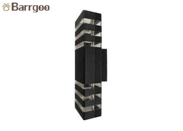 Cheap 2*6W Up Down Grey LED Exterior Wall Mounted Light Fixtures , Exterior Wall Lights for sale