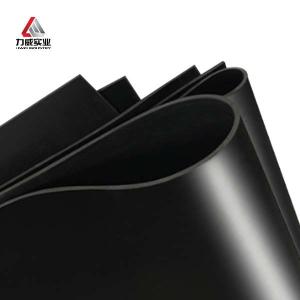 China 3mm Black Rubber Sheet Roll Tensile Strength Excellent Oil Abrasion Resistance on sale