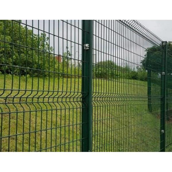 2''× 4'' Rectangle Hole 3D Curved Welded Wire Mesh Fence Weldmesh Fencing Panels