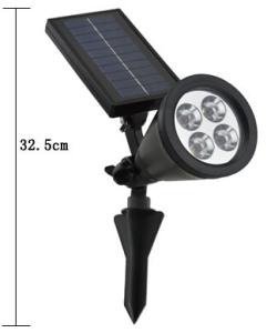 Best Solar LED Spotlight lawn light insert landscape ligtht wholesale