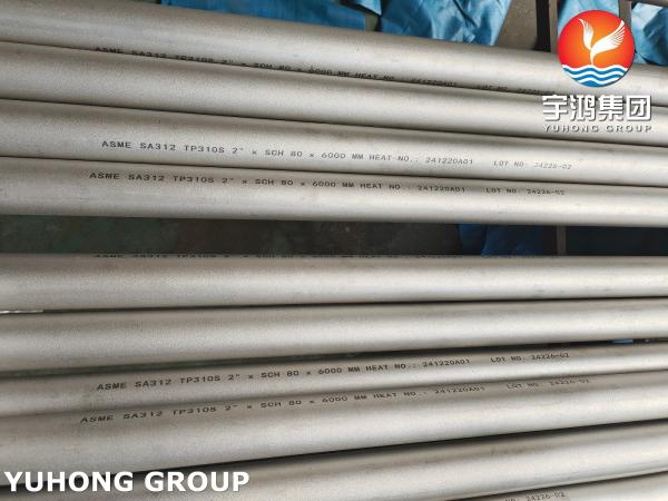 Cheap ASME SA312 TP310S / UNS S31008 Stainless Steel Seamless Pipe Industrial for sale