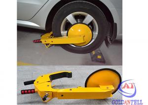 China A3 Steel Manual car wheel lock With Imported Locks , wheel clamps for cars on sale