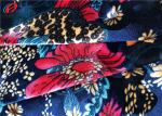 Elastic Spandex Velvet Fabric Brushed Printed Stretch Velour Fabric Custom Size