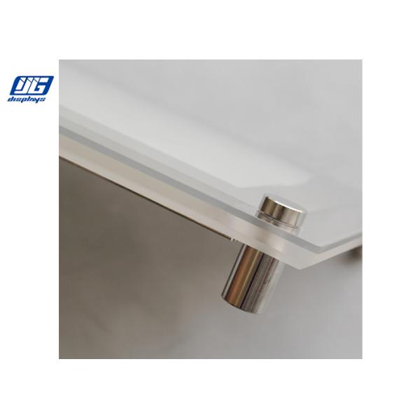 A0 Size Crystal LED Light Box , Clear Acrylic Magic Edge Lit Poster Frames Indoor
