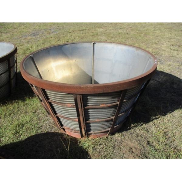 Stainless Steel Centrifugal Separator Basket With Wedge Wire Triangle Design