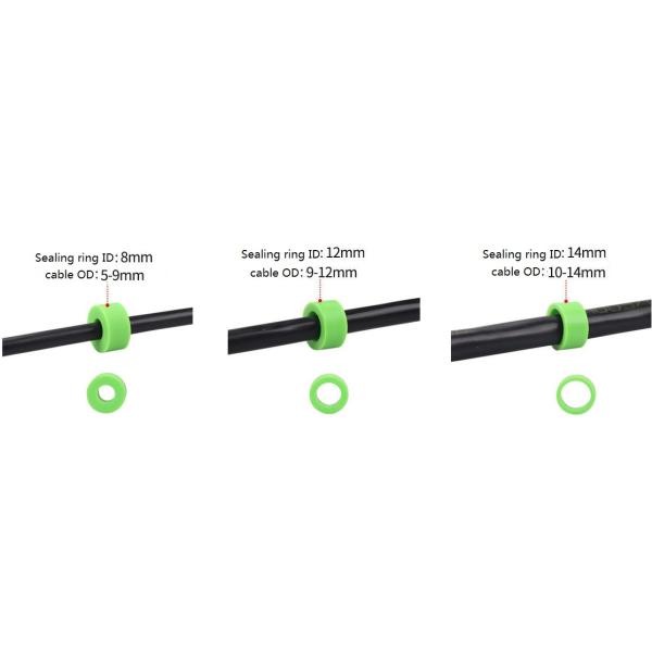 PA 66 External Waterproof Junction Box Wire Distribution Box 4 Channel IP68 450V