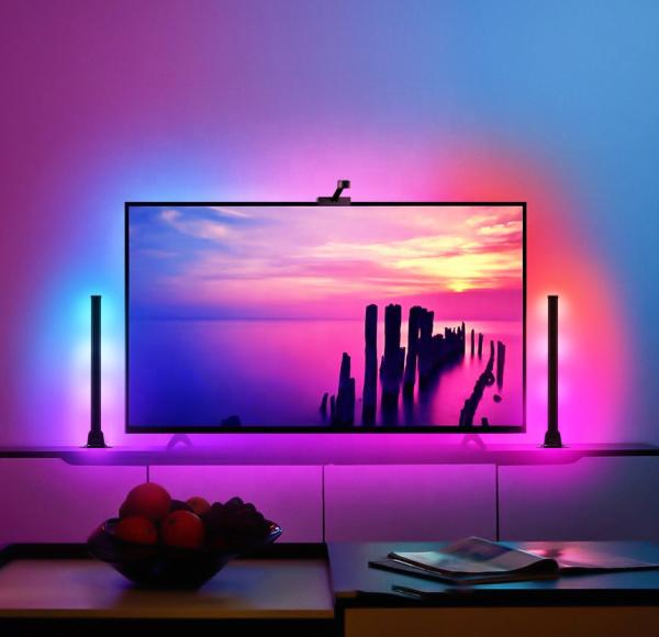 Cheap Indoor LED Light Bar For TV Bluetooth 4.2 WiFi 2.4G FiberGlass Material for sale