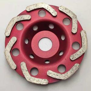 China 125mm Swirly Turbo L Diamond Cup Grinding Wheel For Concrete Mansary on sale
