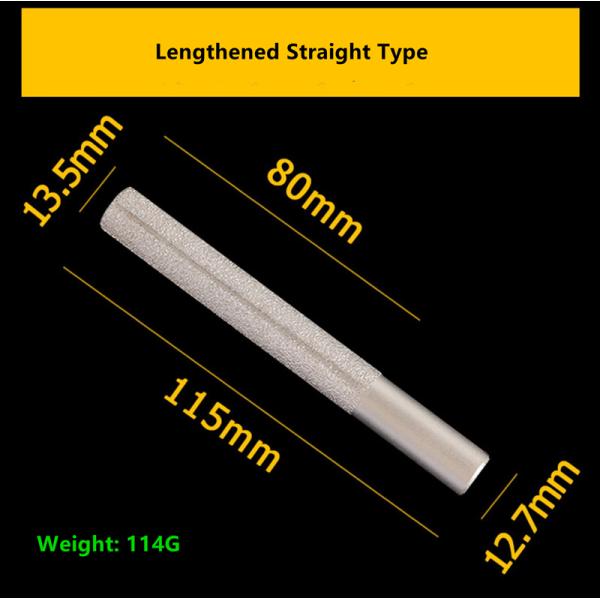 Electroplated Brazed Diamond Tools , Stone Carving Diamond Grinder Drill Bit