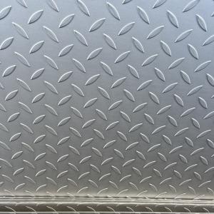 Best 316L 304 201 3mm Thick Chequered Steel Plate Stainless Steel Pattern Sheet Diamond Shaped wholesale