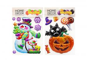 China Pumpkin Kids Sticker Printing , Custom Embossed Stickers Home Decoration on sale