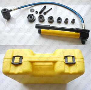 Jeteco Tools brand SYK-8 hydraulic hole punch driver tool for round hole punching in mild steel, stainless steel sheet