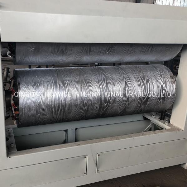 Class WPC Embossing Machine Composite Panels 300mm Roller Embossing Machine