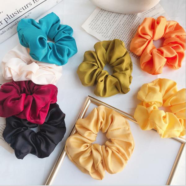 Cheap Slip 3.5cm Width Mulberry Silk Scrunchies Elastic OEM ODM Service for sale