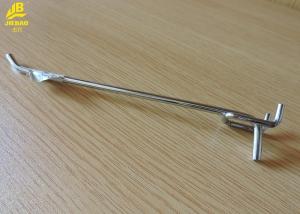 Best Perforated Backing Pegboard Hooks , Electroplating Color 12 Inch Pegboard Hooks wholesale