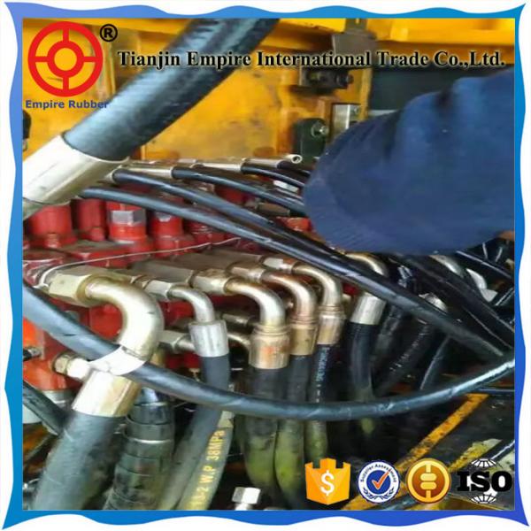 Cheap HYDRAULIC HOSE STEEL WIRE BRAIDED HIGH PRESSURE CHINA MANUFACTURER for sale