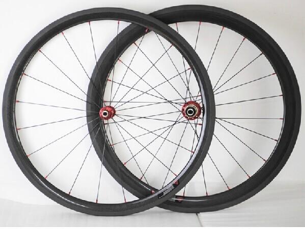 Cheap hot sale top qualityspecial assemble 700c carbon Tubular wheel 38+50mm 23mm  for road bike for sale