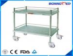 BM-E3013 Medical Hospital Furniture Stainless Steel 2-layers Surgical Instrument