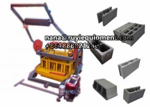 China diesel egglaying concrete block machine for hollow blocks solid blocks on sale