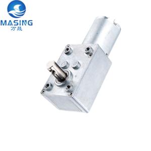 China 3246 Worm Gearbox DC Motor 370 Worm Geared Motor Customized For Doll Machine on sale