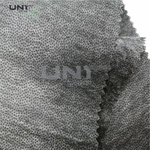 Black Non Woven Interlining Lining With Double Dot Coating N1208F