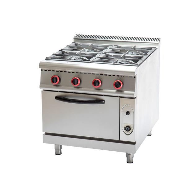 Cheap Portable Gas Range Cooker with 4 Burner Stove and Multifunctional Stainless Steel Oven for sale