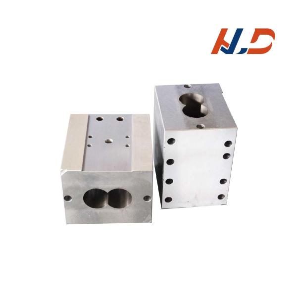 Optimized Twin Screw Machine Barrel for High-Efficiency Plastic Extruder