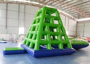 Best Aqua Sports Inflatable Water Tower Floating Water Climbing Slide For Sea wholesale