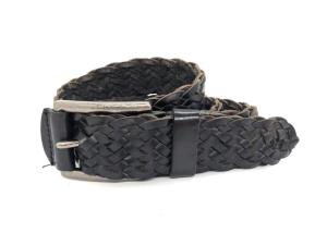 China Casual 40mm Mens Braided Leather Belt For Jeans on sale