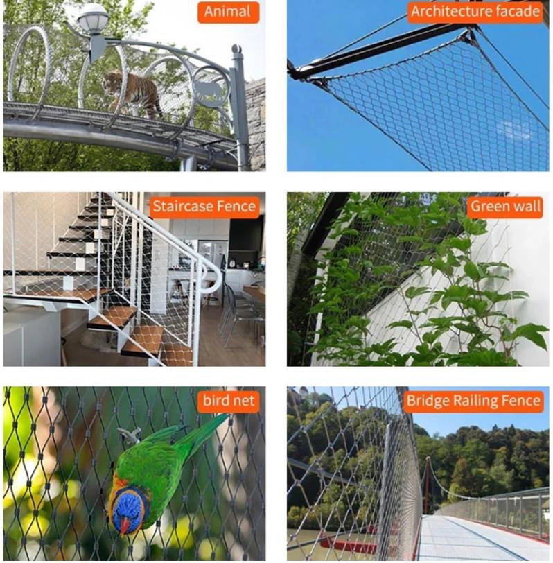 wire rope mesh use