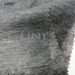 Black Non Woven Interlining Lining With Double Dot Coating N1208F