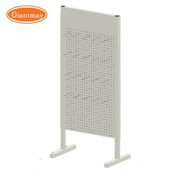 Cheap Storage Floor Hanging Pegboard Stand For Store Display Metal Shelf for sale