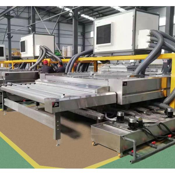 Custom Horizontal Glass Washing Machine with Soft Low e Brushes