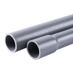 Best PVC Electrical Conduit Pipe for Glue Connection Grey ASTM Standard UL 651 Sch 40 Size wholesale