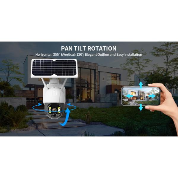 Two Way Intercom Solar Wifi Camera Night Vision Wireless Security Outdoor Cameras