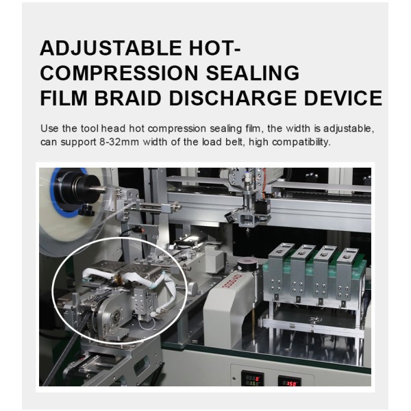 KA42-3000-AOI Automatic Tape IC Programmer with AOI Vision | 2500 UPH Tape In/Out Programming Machine for QFN/SOP/QFP