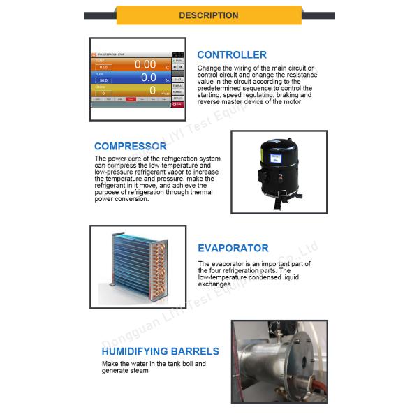 LIYI Dynamic 0-500pphm Ozone Climatic Test Chamber For Rubber