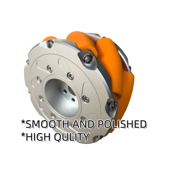 Heavy Load Capacity Mecanum Wheels Customizable AGV Wheel Black