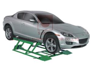 China Electric Auto Parking Lift Low Scissor Lift 2 Ton Capacity 2.2kw Automatic Unlock on sale
