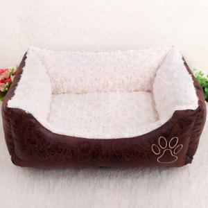 Best Detachable Washable Pet Nest Dog Bed Brown White wholesale