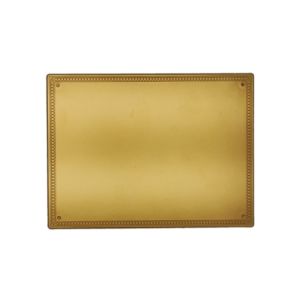 Best Funeral Coffin Ornament Fittings 6224 Breast Name Plate 8&quot;X6&quot; ABS Material wholesale